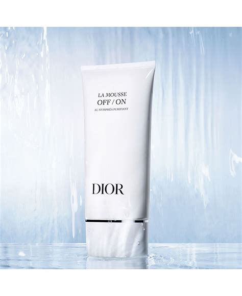 dior facial cleansing.